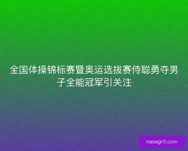 全国体操锦标赛暨奥运选拔赛侍聪勇夺男子全能冠军引关注
